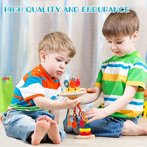 Montessori Toys for 1+ Year Old Dog Pull String Activity Toddler Toys