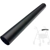 Heavy-Duty Bariatric Rollator Backrest &amp; Handles Foam Replacement, Universal Rollator Parts (1Ea Black)