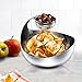 Stainless Steel Chips and Dip Bowl - Entertain in Style with Small Tiered Divided Serving Dish Holder for Dips, Appetizers, Condiments, Salsa, Salad, Sauces in Serveware by Pro Chef Kitchen Tools