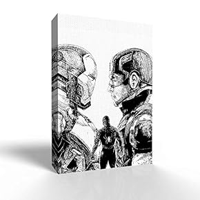 Marvel Avengers Iron Man Painting Wall Poster Decor...