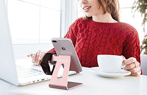 Apple Watch Charger Stand, Olvoo 2 in 1 iPhone Charging Desktop for Android Smartphone,iphone6/7/8 Plus/X,Samsung,Nintendo Switch,iWatch 3/2/1 and Tablets