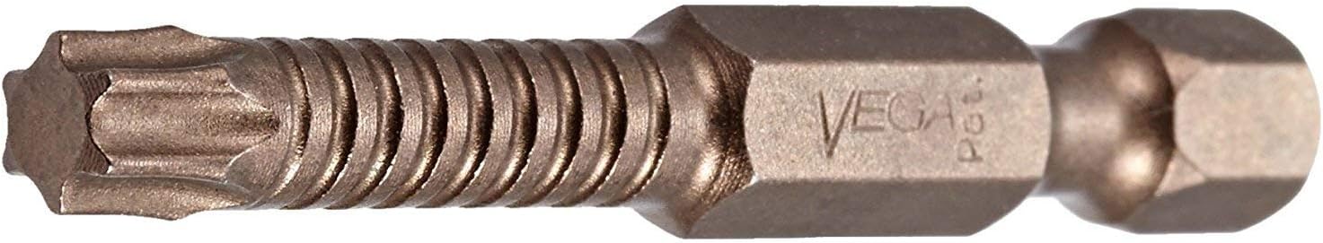 VEGA T25 TORX Impact Driver Bits. Impactech Professional Grade Impact Ready T-25 TORX 2" Bits. (Pack of 5) P150T25A-5 - - 