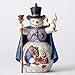 Jim Shore Disney Enchanted Christmas Beauty and Beast Snowman Figurine 4051973