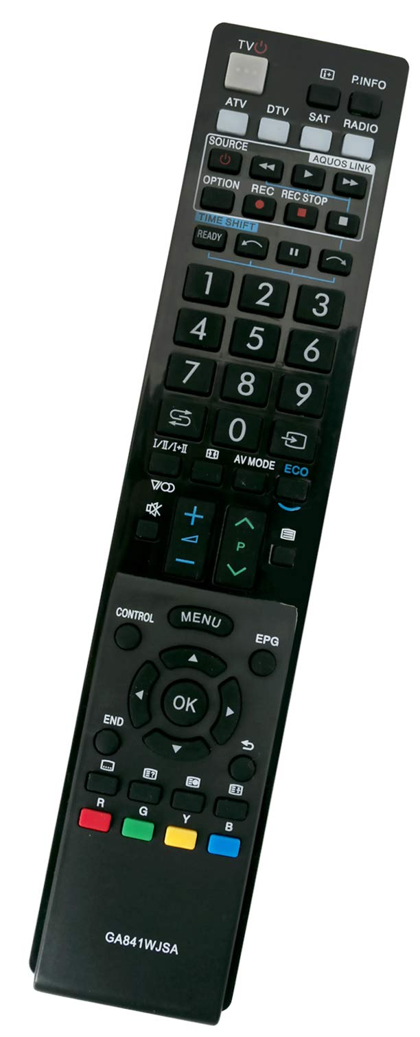 ALLIMITY GA841WJSA Remote Control Replace Fit for LCD LED TV LC-40LE810E LC-40LU822E LC-32LX700RU LC-40LE705S LC-52LE822ERU LC-32LE600E LC-40LU700S LC-40LU820E LC-40LX705E