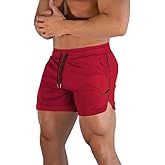FLYFIREFLY Men's Gym Workout Shorts Running Lightweight Athletic Short Pants Bodybuilding Training