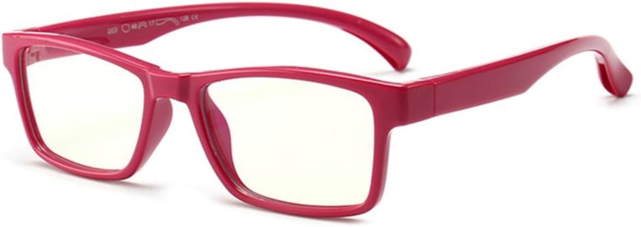 Kids Blue Light Filter Computer Glasses for Blocking UV Headache Clear Lenses Glasses Frame Eyewear suitable for 3-12 years old