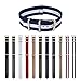 ARCHER Watch Straps, Premium Nylon NATO Straps, Choice of Color and Size (Navy/White, 22mm)