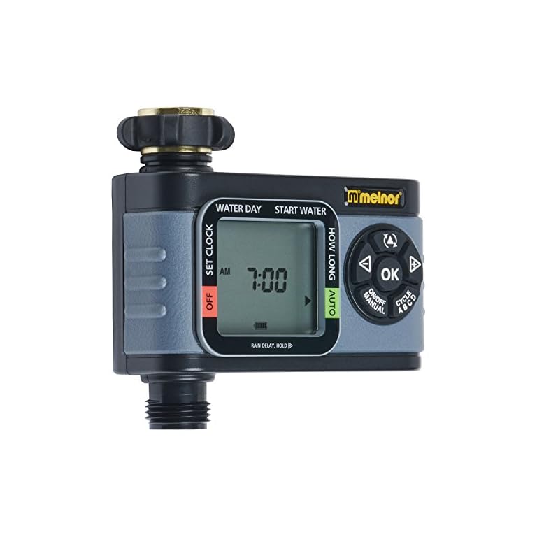 Melnor 73280 Digital Water Electronic Hose Timer, 4 Zone irrigation
