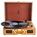Record Player,DLITIME 3-Speed Vinyl Turntable Built-in 1W Speakers, RCA/PC Encoding/AUX/Headphone Jack/DC Radio Playerthumb 2