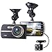 Sebikam Full HD Car Dash Cam, 1080p Front Rear 290 Degree Super Wide Dashboard Camera with 4 Inches Screen, G-Sensor, Parking Mode, Loop Recording, Night Mode