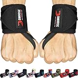 DMoose gym wrist straps for men 12 and 18 Inches