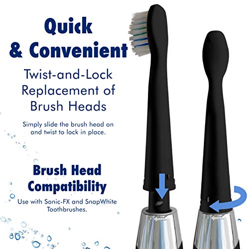 SonicFX Replacement Electric Toothbrush Heads Compatible with