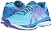 ASICS Women's Gel-Nimbus 18 Running Shoe, Turquoise/Iris/Methyl Blue, 7.5 M US