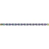 SRAM RED Flattop Chain - 12-Speed, 126 Links, Flattop, PowerLock, Rainbow | Rainbow, E1