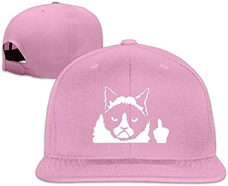 Middle Finger Cool Cat New Baseball Sports Hat Plain Caps