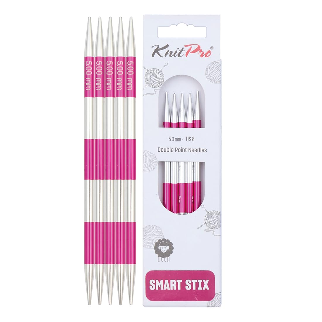KnitPro Smartstix Double Pointed Needles 5.5" (14cm) | 5.00mm — image 1