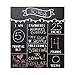 JennyGems Baby Milestone Chalkboard, Baby Monthly Milestones Photo Prop Board, 11.5x14.5 Inch Reusable Chalkboard Sign, Baby's First Year