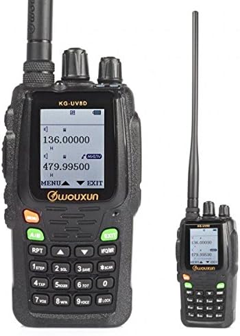 Wouxun KG-UV8D Dual-Band 134-174/400-520 MHz 999CH Repeat Two-way Radio Walkie Talkie + Cable