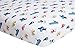Frenchie Mini Couture, Cars, Boats, Planes Single Pack Fitted Crib Sheet – 100% Cotton, 28 x 52 x 8in