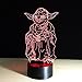 Huiyuan Desk Lamp 3d Star Wars 7 Colors Change Touch Switch Table LED Light Night Lighting Home Decoration Household Accessories