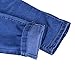 VICVIK Women Knee Skinny Denim Distressed Fashion Ripped Boyfriend Jeans (L)