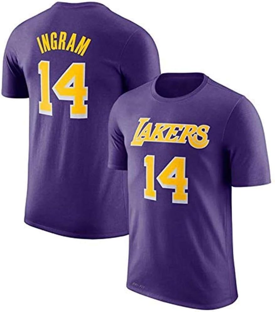 Dqmsb Nba Los Angeles Lakers Danny Green 14 T Shirt Team Training Short Sleeve T Shirt Fans Color Purple2 Size Xx Large Amazon Co Uk Kitchen Home
