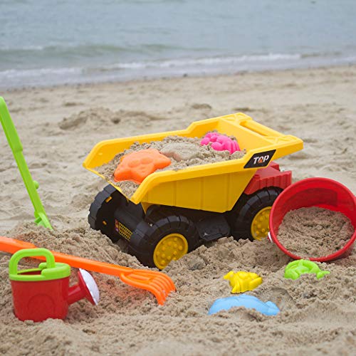 Kids Beach Toys Set, Sandbox Toys 11pc Super Value Molds Tools On Summer Seaside Holiday Must Toys Clearance (As show)
