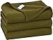 Utopia Bedding Soft Brush Fabric Warm Lightweight Polar Fleece Couch Blanket Queen, Basil