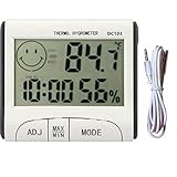 Tongji Digital Hygrometer Thermometer Indoor and outdoor Humidity Monitor with Temperature Gauge Humidity Meter