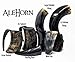 AleHorn Gjallarhorn XL Authentic Handcrafted Viking Blow Horn War Bugle for Sounding Winding Blowing Signaling with Leather Strap and Drawstring Bag