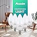 E12 LED Bulb,Acaxin LED Candelabra Bulbs 6W 60 Watt Equivalent, 600 Lumen,Natural Daylight White 4000K Chandelier Light Bulbs for Ceiling Fan,Non-Dimmable,6 Pack