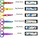 E-More Safe Paper Decorative Edging Scissors Scrapbooking Edger Scissors Art Creative Crafts Scissors Wave Edge Cutters Great for Teachers Students Kids Design (6 Pack)