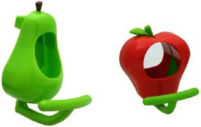 Fruit Mirror Perch Bird Cage Accessory