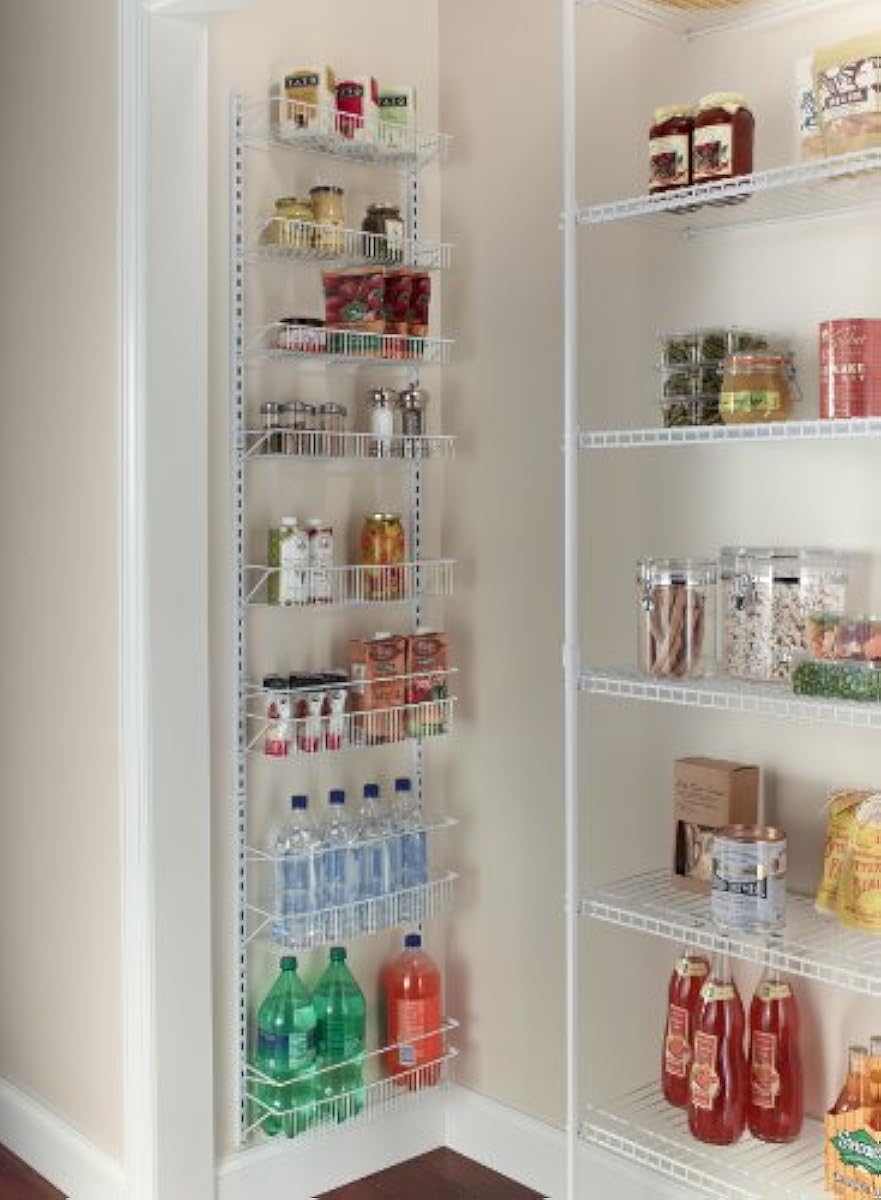 Adjustable Over the Door Storage Rack Organizer 8 Tier Shelf Kitchen