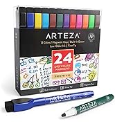 Arteza Caja de 48 rotuladores con punta de pincel ...