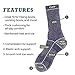 MERIWOOL 3 Pack Merino Wool Crew Socks - Small