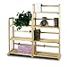 Furinno Pine Solid Wood 4-Tier Bookshelf