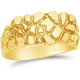 Sonia Jewels 14k Yellow Gold Nugget Ring