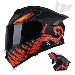 Uchoose Flip Up Full Face Modular Motorcycle Helmet
