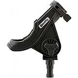 Scotty #279-BK Baitcaster/Spinning Rod Holder without Mount, Black