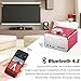 Nobsound Tone 100W (50Wx2) Multifunctional Bluetooth Hi-Fi Power Audio Amp, Wireless Headphone Amplifier, Sound Level, USB, AUX, RCA, Home Stereo Speaker System (Red)thumb 3
