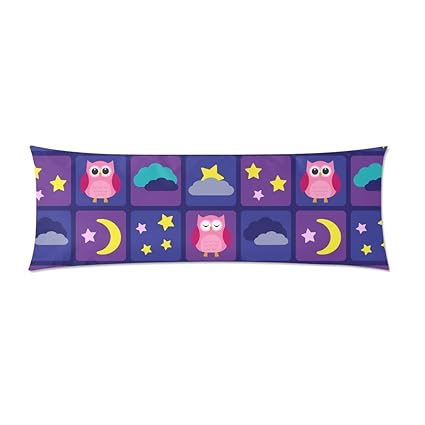 Amazon Com Interestprint Night Sky With Owls Body Pillowcase