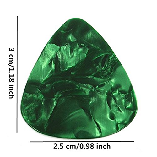 Kasmena 60Pcs Guitar Picks,Unique Guitar Gift Guitar Plectrums for Bass, Electric and Acoustic Guitars Includes 0.46mm, 0.71mm, 0.96mm - Thumbnail 6