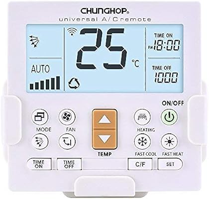 Mando Universal Para Aire Acondicionado Soporte Pared Luz De