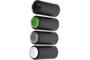 GARVALON 4pcs Mic Battery Caps for Microphone Accessories Compatible with Beta Plastic Replacement Covers in