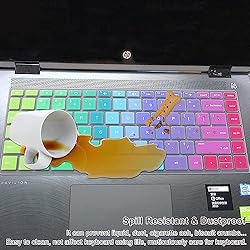 2Pcs Silicone Keyboard Cover for HP Pavilion x360