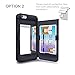 iPhone 6S Case, TORU [iPhone 6S Wallet Case Pattern Marble] Protective Slim Fit Dual Layer Hidden Credit Card Holder ID Slot Card Case with Mirror for iPhone 6S / iPhone 6 - Marble Stone