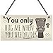 RED OCEAN Funny Toilet Bathroom Sign For Door Hanging Plaque For House Friendship Vintage Wall Gift