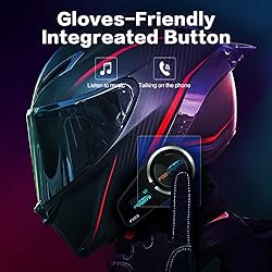 FODSPORTS FX6S Motorcycle Bluetooth Helmet Intercom