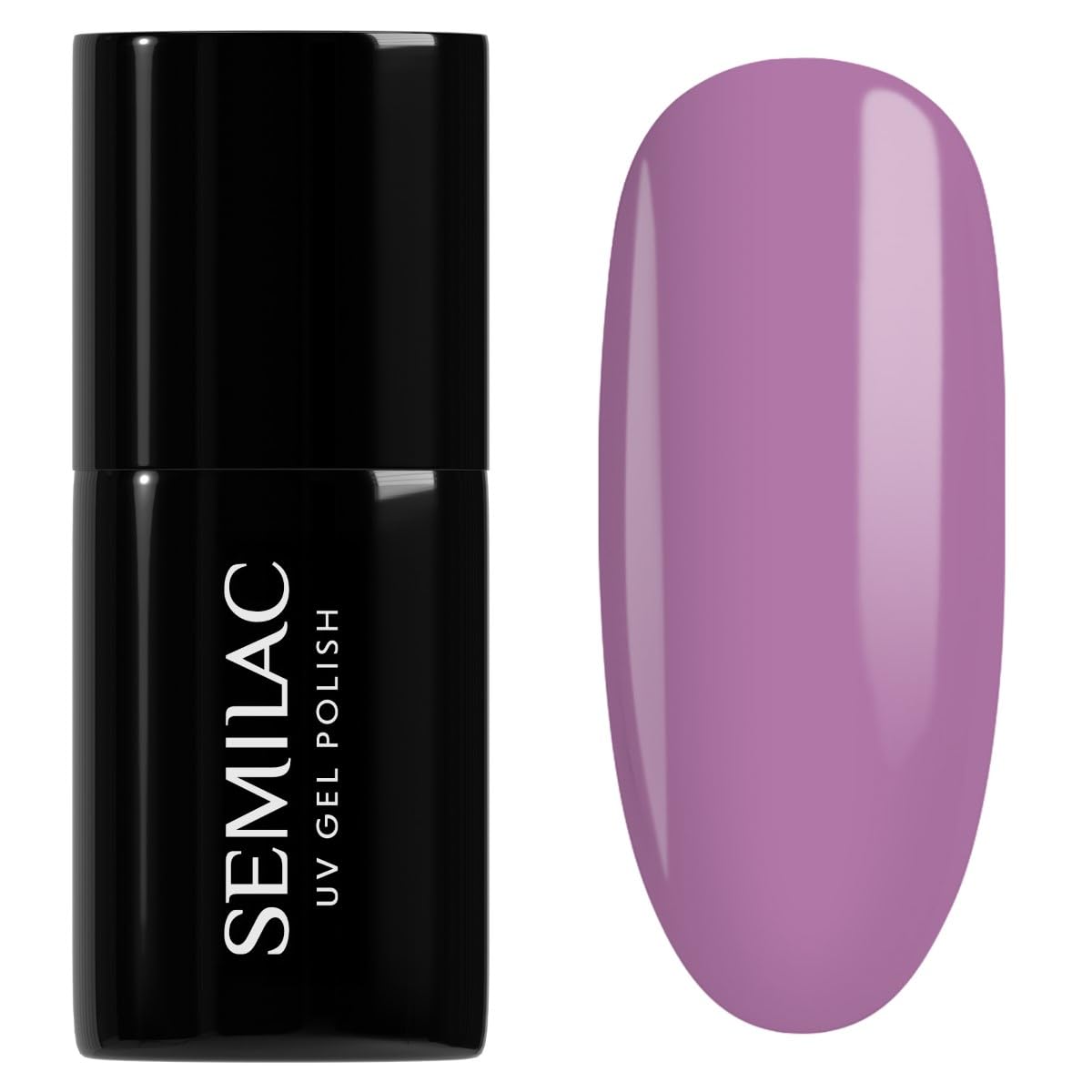 SEMILAC Gel Nail Polish 010 Pink & Violet - Full Coverage Gel Polish - Soak Off Easy To Use LED/UV Nail Lamp - Long Lasting Manicure and Pedicure up to 3 weeks